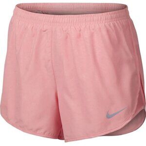 Nike High Rise Running Shorts Pink Large Modern Tempo Breathable Lightweight L‎
